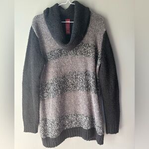 Olsen Europe, size L, over sized, wool/mohair/alpaca cowl neck sweater